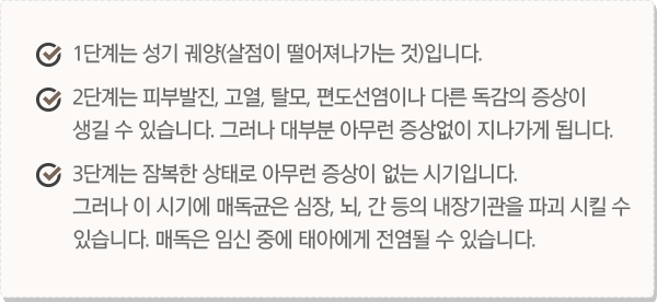 매독의 증상 이미지